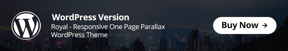 Royal - Responsive One Page Parallax WordPress Theme